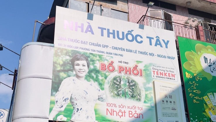 SANG NHƯỢNG NHÀ THUỐC 31  ĐỘC LẬP, PHƯỜNG TÂN THÀNH, QUẬN TÂN PHÚ