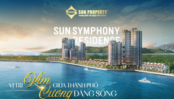 Bán căn hộ 1PN Sun Symphony Residence Đà Nẵng, view sông Hàn ngắm pháo hoa, giá 65tr/m2