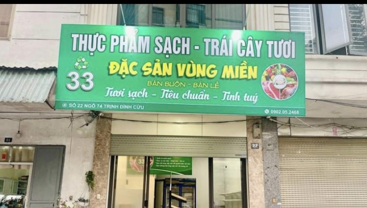 Sang Nhượng Cửa hàng TP tại ngõ 74 Trịnh Đình Cửu, Định Công, HN