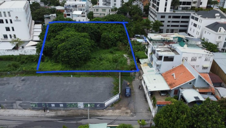 Đất diện tích 2800 m² tại đường số 65, Thảo Điền, Q.2, 2 mặt tiền là đường số 65 và đường số 76.