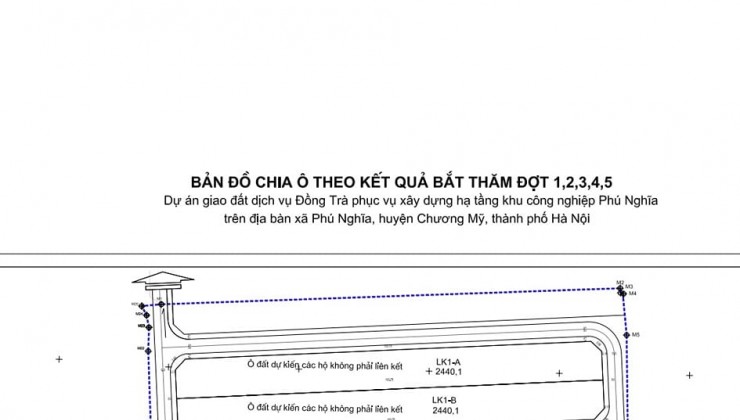 Cc gửi bán thửa đất 120m2, 3x tr/m2 (x tý hon), mt=hậu=8m, ô số 123 DV Đồng Trà, Phú Nghĩa, Chương Mỹ, HN.