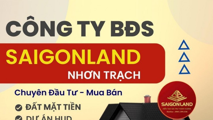 Saigonland Nhơn Trạch - Cần Bán gấp căn nhà 100m2 đường 30m khu dân cư Đệ Tam Nhơn Trạch đã hoàn công