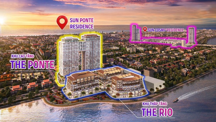 Nhận ký gửi chung cư The Ponte thuộc khu dự án Sun Ponte Residence Đà Nẵng