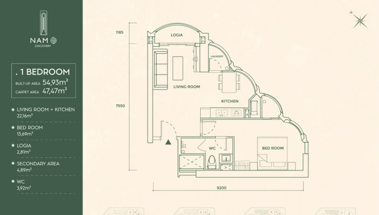 Bán căn hộ chung cư A -1004 Nam Ô Discovery Đà Nẵng vào hợp đồng CĐT. LH 0865566675