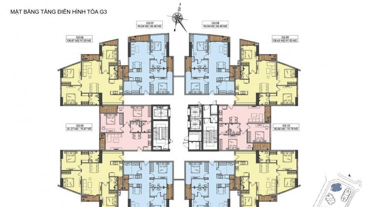 Bán căn hộ 97m2 ban công ĐB le grand jardin tòa G3 sài đồng, long biên