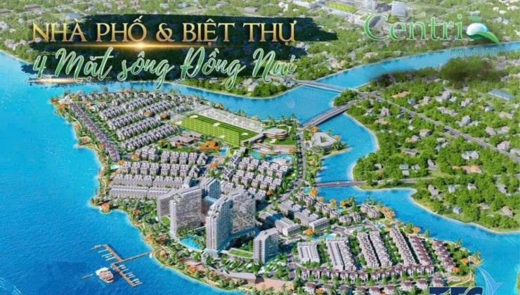 Bán căn biệt thự Cetria IsLand Tân Vạn, DT: 120 - 250m2, XD: 3 tầng, giá 8 tỷ/căn