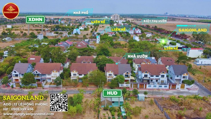 Cty Saigonland cần bán nhanh 20 nền đất dự án Hud & XDHN Nhơn Trạch Đồng Nai giá tốt đầu tư