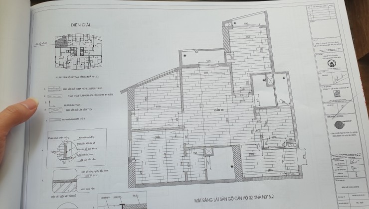 Bán căn hộ 97m2 ban công ĐB le grand jardin tòa G3 sài đồng, long biên