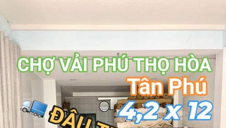 Nhà Siêu rẻ Phú Thọ Hòa - Tân Phú - 4,2 x 12, 4 tầng, nhỉnh 5 tỷ