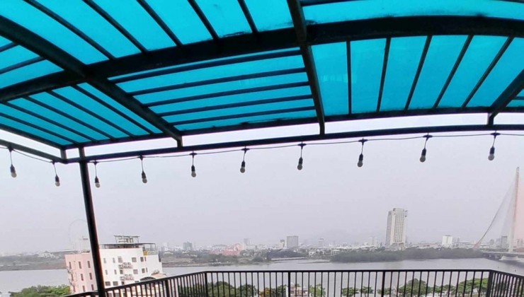 ĐÀ NẴNG, BÁN TÒA APPATMEN VIEW SÔNG HÀN, MẶT VƯỜN HOA CÔNG VIÊN 131M 8 TẦNG 18 CĂN HỘ, DÒNG TIỀN CHO THUÊ NGUYÊN CĂN 70TR/ THÁNG GIÁ BÁN 20.5 TỶ