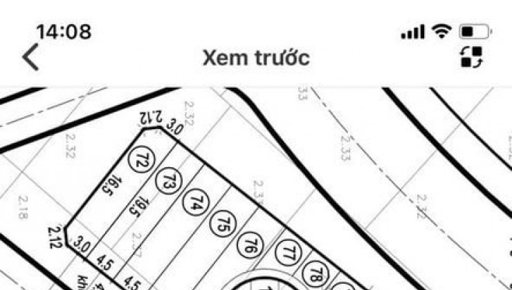 Bán đất mặt đường 30m TĐC A51 Hồ Sen, diện tích 60m GIÁ 72 tr/m , hướng Đông Bắc