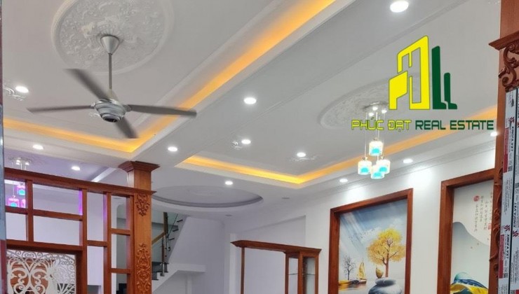 Bán Nhà 1T2L Mới Hoàn Thiện Tại P(Hóa An). 90m2. Đường Xe Hơi Tới Thoải Mãi