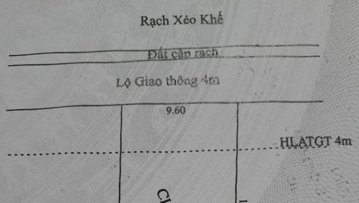 Chính Chủ Cần Tiền Bán Lô Đất Tại Rạch Xẻo Khế, Phường Trường Lạc, Quận Ô Môn, Cần Thơ