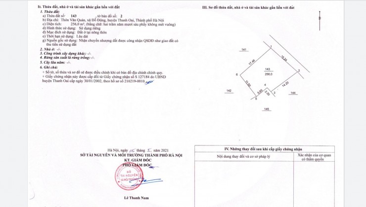 Chính thức Mở bán F0 Đối diện đấu giá Văn Quán Đỗ Động Thanh Oai. Giá đầu tư