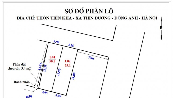 Bán mảnh đất ngõ ô tô tại Tiên Dương, giá 2,4 tỷ 51m. Mảnh đất vừa tiền, có thể mua ở hay đầu tư