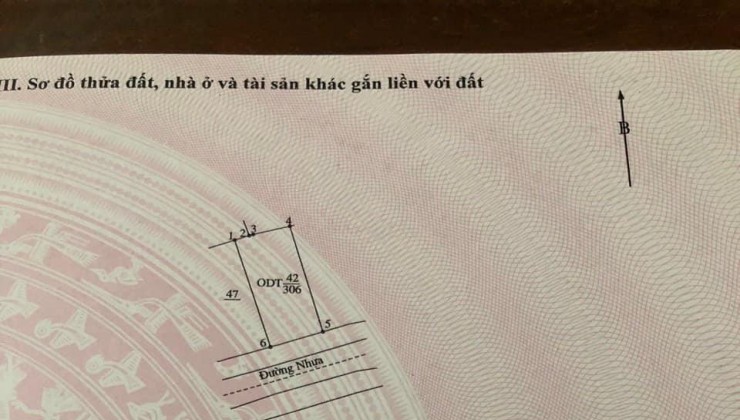 ĐẤT ĐẸP –CHÍNH CHỦ CẦN BÁN LÔ ĐẤT tại  TĐC Trần Hưng Đạo mặt đối diện hồ tây Đăkmil- Đắk Nông