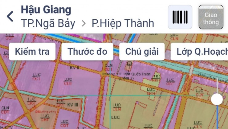 Đất ĐÔ THỊ GIÁ NÔNG THÔN, Đất Phường Hiệp Thành, Thành Phố Ngã Bảy