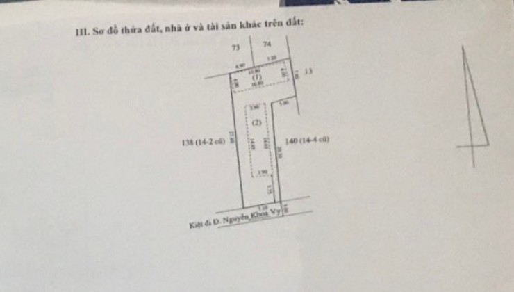 Bán Đất Tặng Kèm Nhà Kiệt Nguyễn Khoa Vy, Phường Vỹ Dạ - Giá Chỉ 18 Triệu/m2