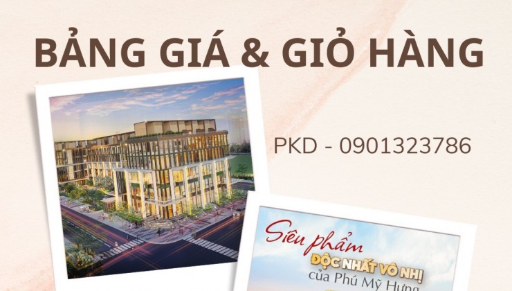 Full bảng giá và giỏ hàng L'Arcade Phú Mỹ Hưng. Trực tiếp chủ đầu tư. Ưu đãi tặng 2 năm PQL. PKD 0901323786