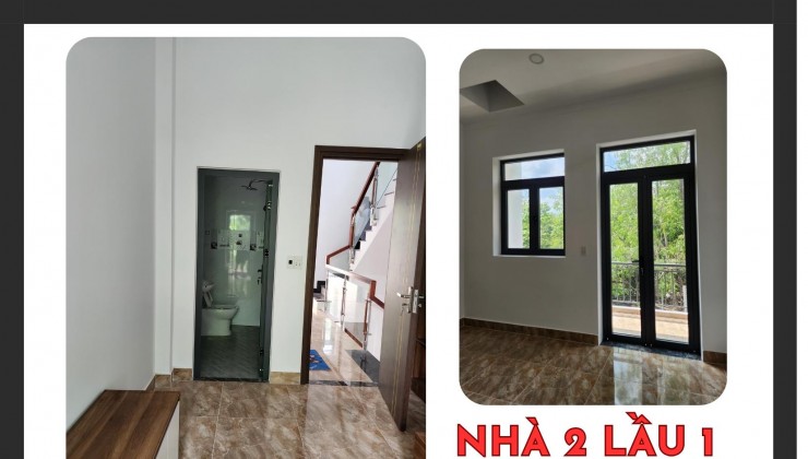 NHÀ MỚI XÂY 2 LẦU 1 TRỆT ĐỊNH HOÀ BÌNH DƯƠNG GẦN BV 1500 GIƯỜNG Khu Đông dân cư