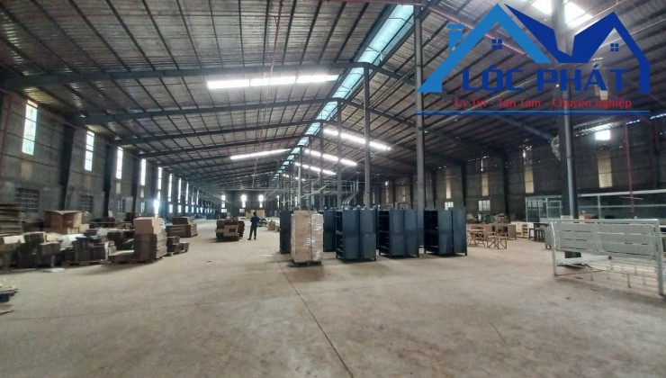 Cho thuê nhà xưởng 12.500m2 giá 30k/m2 gần khu công nghiệp Sông Mây