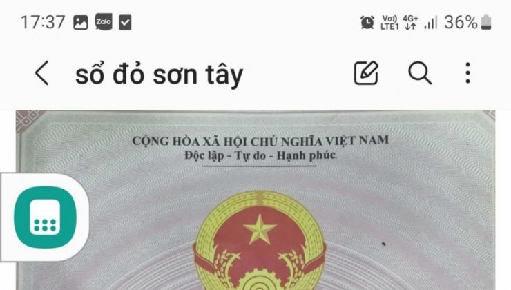 Chính Chủ Cần Bán Lô Đất xã Kim Sơn, Sơn Tây, Hà Nội