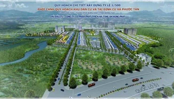 Đất nền An Hưng Phát - Phước Tân - Biên Hoà, 5x20 giá 1.7 tỷ Lh 0917511235