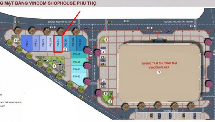 CHÍNH CHỦ CẦN BÁN CĂN SHOPHOUSE 4 TẦNG TRUNG TÂM THỊ XÃ PHÚ THỌ