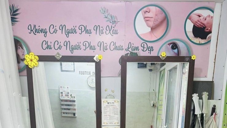 CẦN SANG GẤP MB ĐANG KINH DOANH TÓC - NAIL - SPA ngay mặt tiền ngô quyền phường 6 nhà nguyên căn