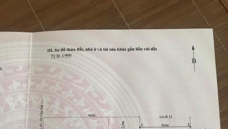 Chính chủ cần bán mảnh đất mặt đường quốc lộ 10 Thôn 3, Đông Sơn, Thủy Nguyên, Hải Phòng.