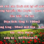 Chính chủ cho thuê nhà tại số nhà 65 đường Nguyễn Văn Huyên,Quan Hoa,Cầu Giấy ,Hà Nội