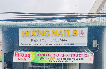 SANG NHƯỢNG TIỆM NAIL Ở KHU PHỐ 6, NGÃ 3 CHỢ TÂN TIẾN, THÀNH PHỐ BIÊN HÒA