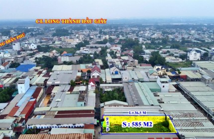 Cần Bán thửa đất Nhơn Trạch 585m2 có sẵn 200m2 Thổ Cư nằm sau đường Trần Phú Bến Cam xã Phước Thiền