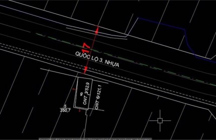 BÁN ĐẤT MẶT ĐƯỜNG QL3-LỘC HÀ-MAI LÂM 53M kinh doanh sầm uất view cầu Tứ Liên.