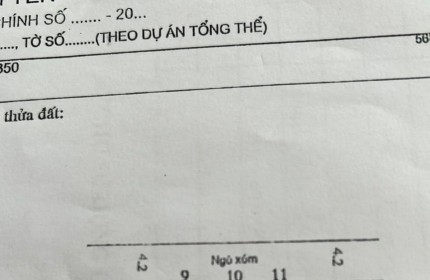 Cc gửi bán 57.5m2, tại xóm Làng, Đại Yên, Chương Mỹ, Hà Nội, nhưng chỉ tính tiền với diện tích hơn 46m2, mt 3.72m (tức được tặng không tầm hơn 11m2),