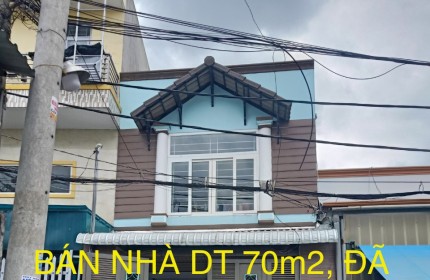 BÁN NHÀ DT 70m2, ĐÃ HOÀN CÔNNG Tại Bình Hưng Hoà B, Quận Bình Tân, TP HCM