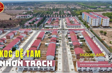 Saigonland Nhơn Trạch - Cần Bán gấp căn nhà 100m2 đường 30m khu dân cư Đệ Tam Nhơn Trạch đã hoàn công