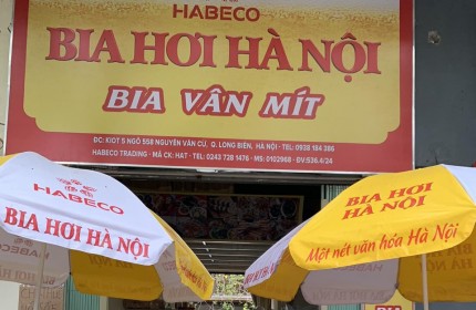 Cho thuê lại cửa hàng 2 mặt tiền tại ngõ 558 ki ốt số 5 Nguyễn Văn Cừ, Quận Long Biên, Hà Nội