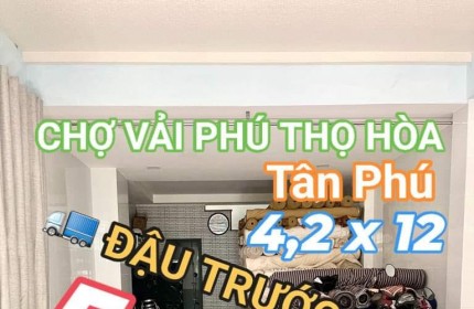 Nhà Siêu rẻ Phú Thọ Hòa - Tân Phú - 4,2 x 12, 4 tầng, nhỉnh 5 tỷ