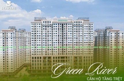 THUÊ 16.5 TRIỆU- BÁN 5,7 TỶ, CĂN HỘ - SHOP GREEN RIVER QUẬN 8, DT 151-183m2, VAY 80%