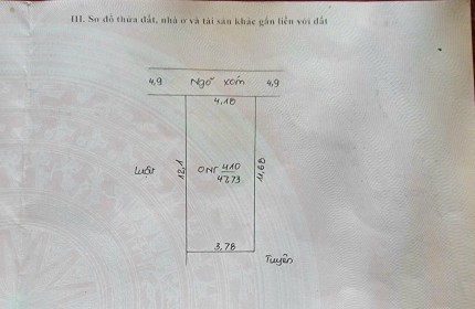 Hàng mới - mặt KINH DOANH NHỎ sát QL6 - gần thị trấn chúc sơn chương mỹ 
-47,75m sổ nét thông dố đẹp