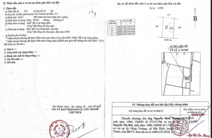 ĐẤT ĐẸP – GIÁ CỰC SỐC – CHÍNH CHỦ CẦN BÁN NHANH LÔ ĐẤT Tại Tân Thành, BRVT