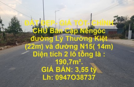 ĐẤT ĐẸP- GIÁ TỐT- CHÍNH CHỦ Bán Cặp Nền Khu Dân Cư Sân Bay Thị Xã Kiến Tường