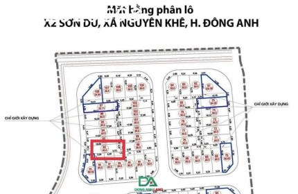 Đất đẹp giá đầu tư dưới 6xtr/m2 80m2 tại X2, Sơn Du, Nguyên Khê, Đông Anh, Hà Nội
Liên hệ: 0362020698