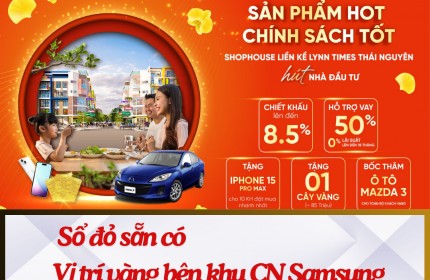 Cơ Hội Vàng Đầu Tư Shophouse Liền Kề Khu CN Samsung - Phổ Yên, Thái Nguyên!