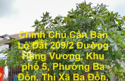 Chính Chủ Cần Bán Lô Đất 209/2 Đường Hùng Vương, Thị xã Ba Đồn, Tỉnh Quảng Bình