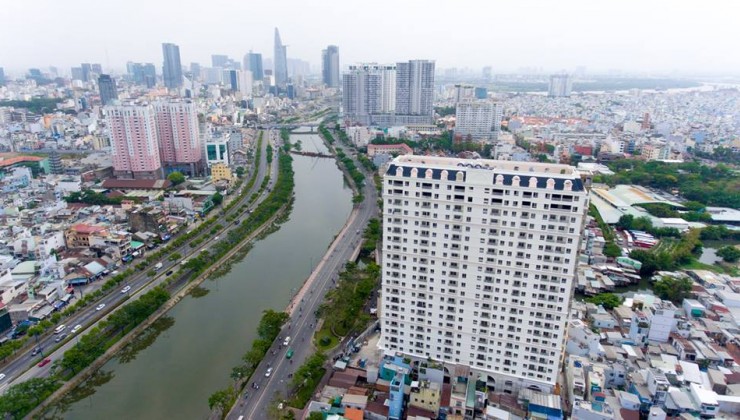 Bán rẻ căn hộ cao cấp Grand Riverside 50m2 full nội thất trung tâm Sài Gòn