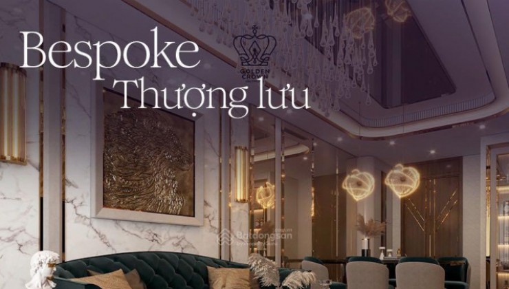 Nhận booking dự án căn hộ hạng sang Golden Crown Hải Phòng - tặng ngay 100 triệu trừ vào giá cho 200KH có Booking đầu tiên mua căn hộ .