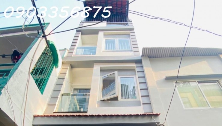 **Nhà 2 Mặt hẻm, Ôtô Đỗ Trước Nhà, Ba Tháng Hai Q10,5Tầng Mới Đẹp,5PN,HCĐ, Chỉ 6.3Tỷ