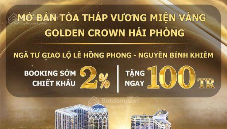 Thanh toán 15% ký ngay HĐMB dành cho 200 KH booking sớm nhất. Chiết khấu 2% - tặng ngay 100 Triệu